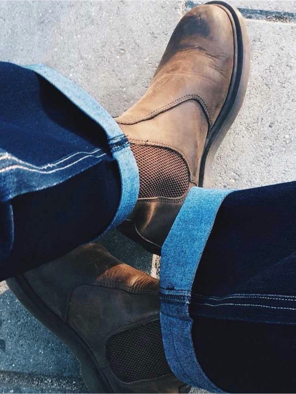 Women's Brown Chelsea Ankle Boots - Picture 3 of 10